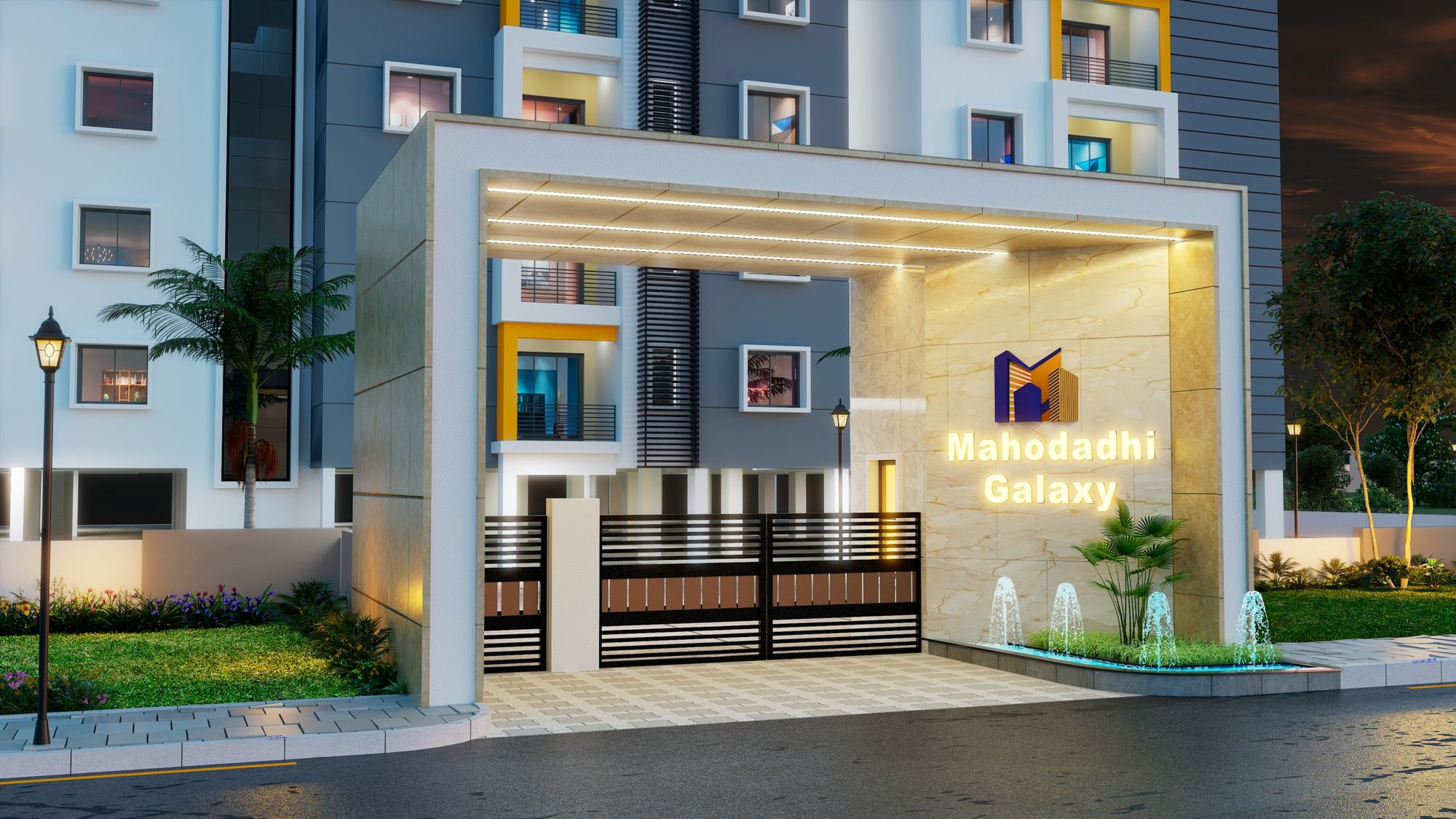 Mahodadhi Homes project gate